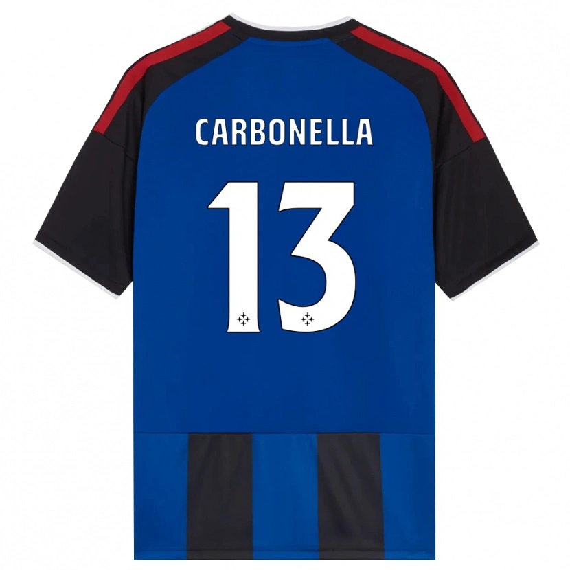 Danxen Barn Francesco Carbonella #13 Svart Röd Vit Blå Hemmatröja Matchtröjor 2026/27 Tröjor T-Tröja