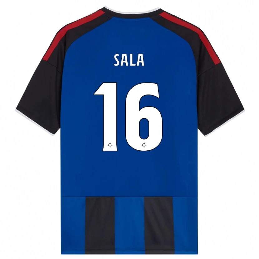 Danxen Barn Mattia Sala #16 Svart Röd Vit Blå Hemmatröja Matchtröjor 2026/27 Tröjor T-Tröja