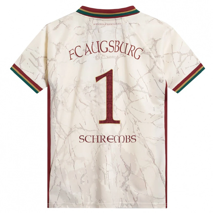 Danxen Barn Luis Schrembs #1 Grön Ris Vit Burgundy Hemmatröja Matchtröjor 2026/27 Tröjor T-Tröja