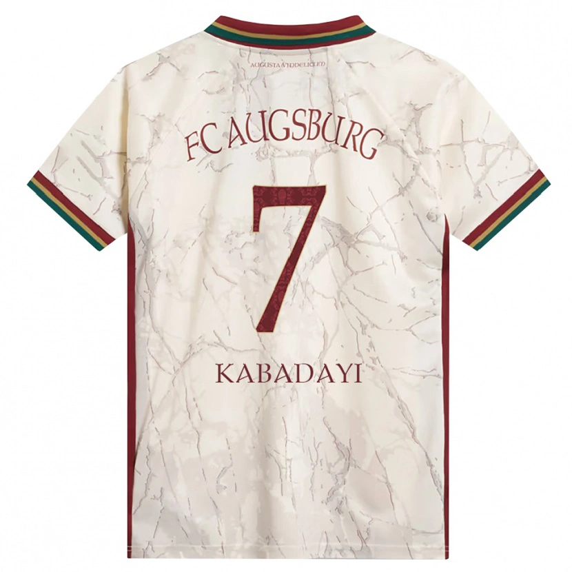 Danxen Barn Yusuf Kabadayi #7 Grön Ris Vit Burgundy Hemmatröja Matchtröjor 2026/27 Tröjor T-Tröja