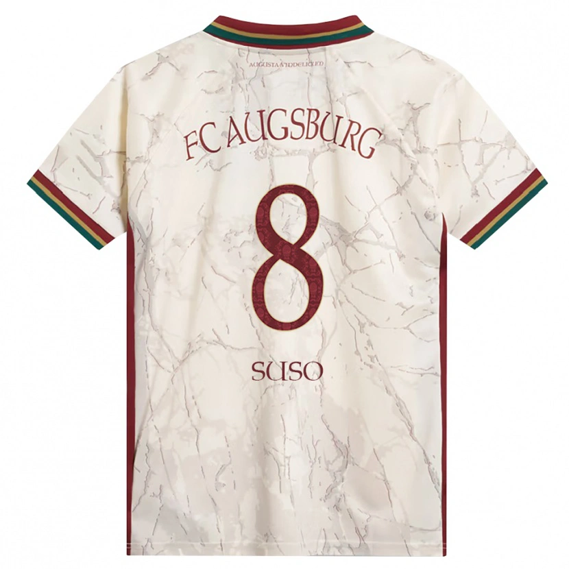 Danxen Barn Sima Suso #8 Grön Ris Vit Burgundy Hemmatröja Matchtröjor 2026/27 Tröjor T-Tröja