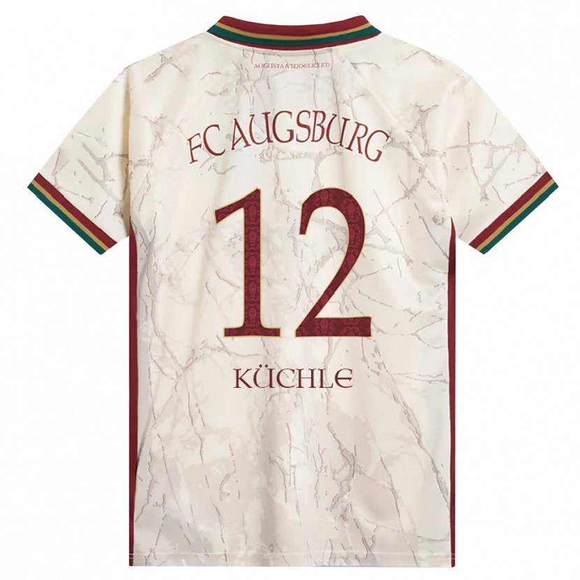 Danxen Barn Jana Küchle #12 Grön Ris Vit Burgundy Hemmatröja Matchtröjor 2026/27 Tröjor T-Tröja