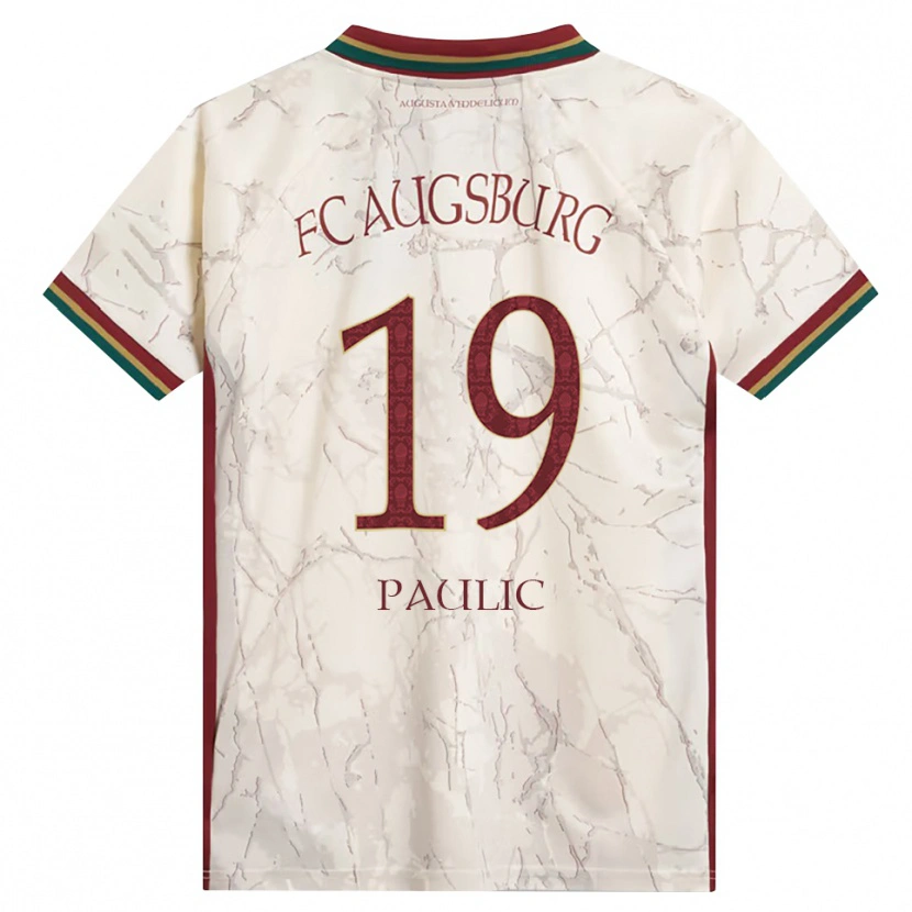 Danxen Barn Anthony Paulic #19 Grön Ris Vit Burgundy Hemmatröja Matchtröjor 2026/27 Tröjor T-Tröja