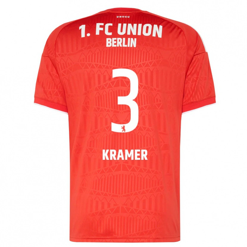 Danxen Barn Carlos Kramer #3 Röd Vit Hemmatröja Matchtröjor 2026/27 Tröjor T-Tröja