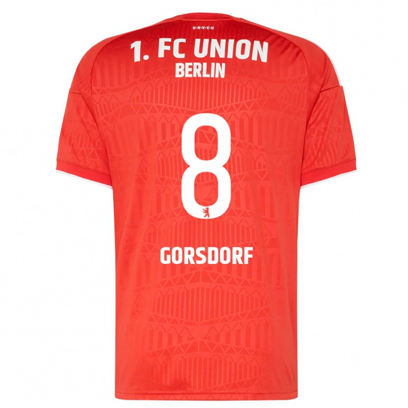 Danxen Barn Lisa Görsdorf #8 Röd Vit Hemmatröja Matchtröjor 2026/27 Tröjor T-Tröja