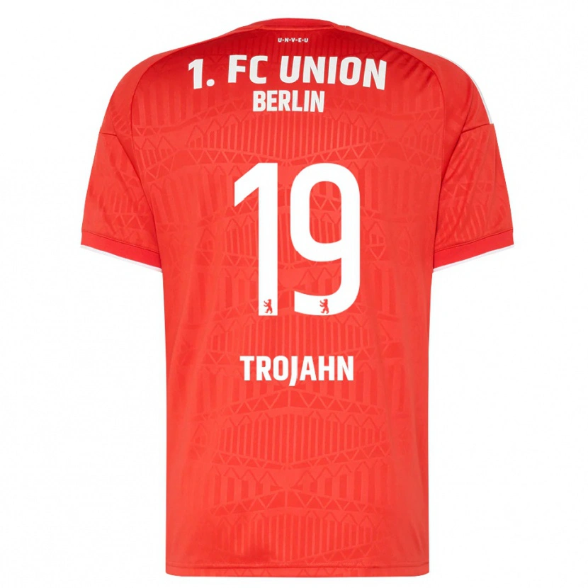 Danxen Barn Sophie Trojahn #19 Röd Vit Hemmatröja Matchtröjor 2026/27 Tröjor T-Tröja
