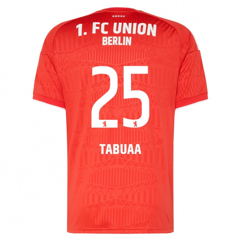 Danxen Barn Stephen Tabuaa #25 Röd Vit Hemmatröja Matchtröjor 2026/27 Tröjor T-Tröja
