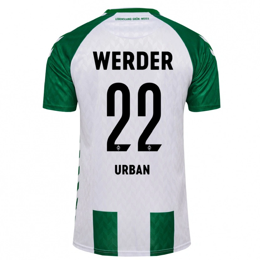Danxen Barn Linus Urban #22 Grön Vit Hemmatröja Matchtröjor 2026/27 Tröjor T-Tröja