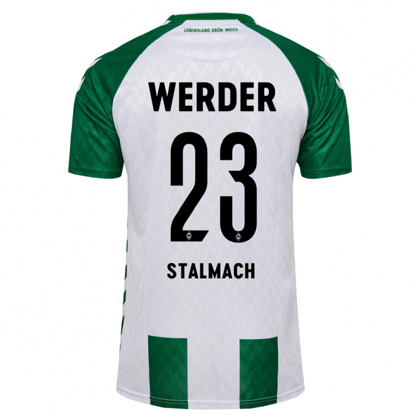 Danxen Barn Dariusz Stalmach #23 Grön Vit Hemmatröja Matchtröjor 2026/27 Tröjor T-Tröja