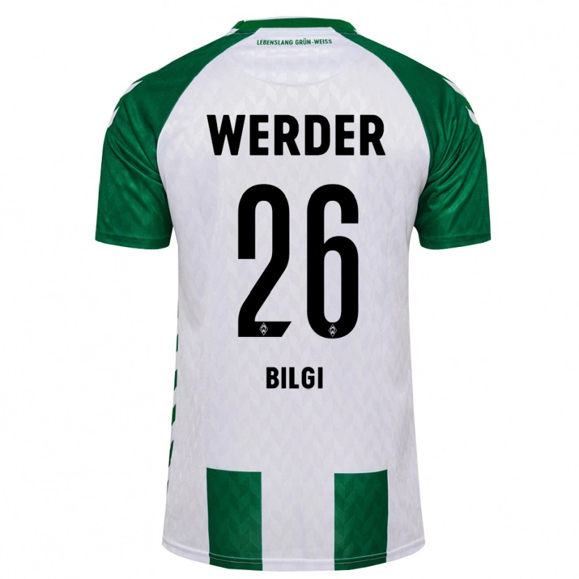Danxen Barn Süleyman Bilgi #26 Grön Vit Hemmatröja Matchtröjor 2026/27 Tröjor T-Tröja