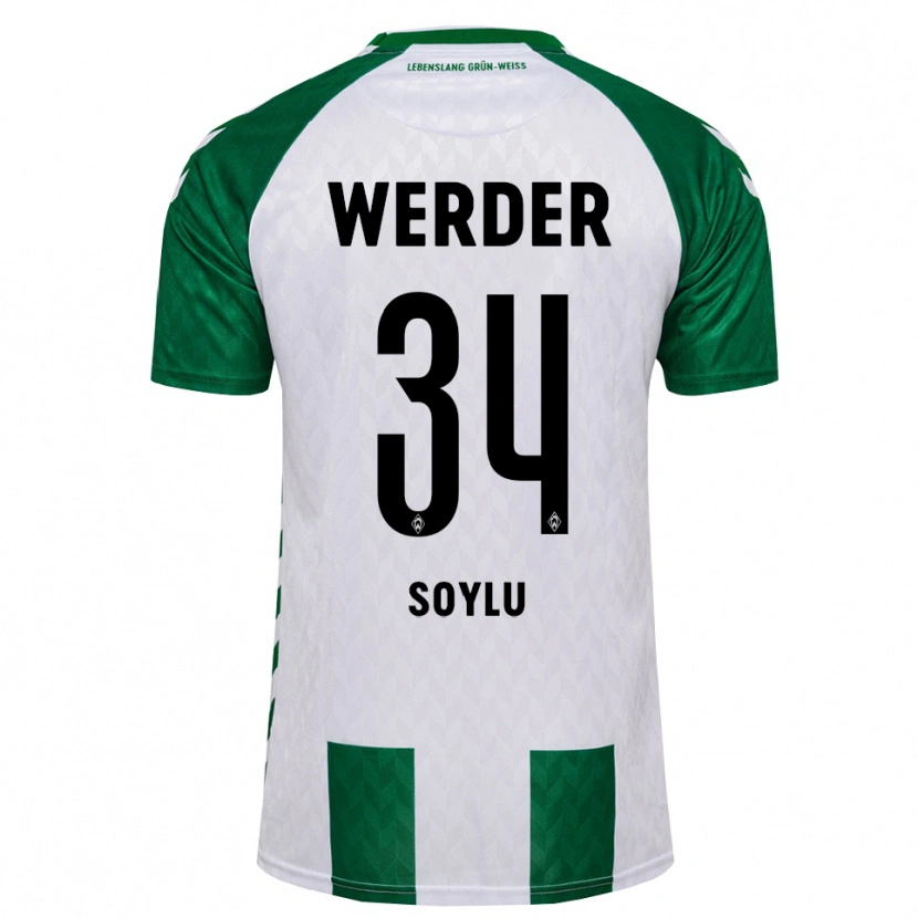 Danxen Barn Darwin Soylu #34 Grön Vit Hemmatröja Matchtröjor 2026/27 Tröjor T-Tröja
