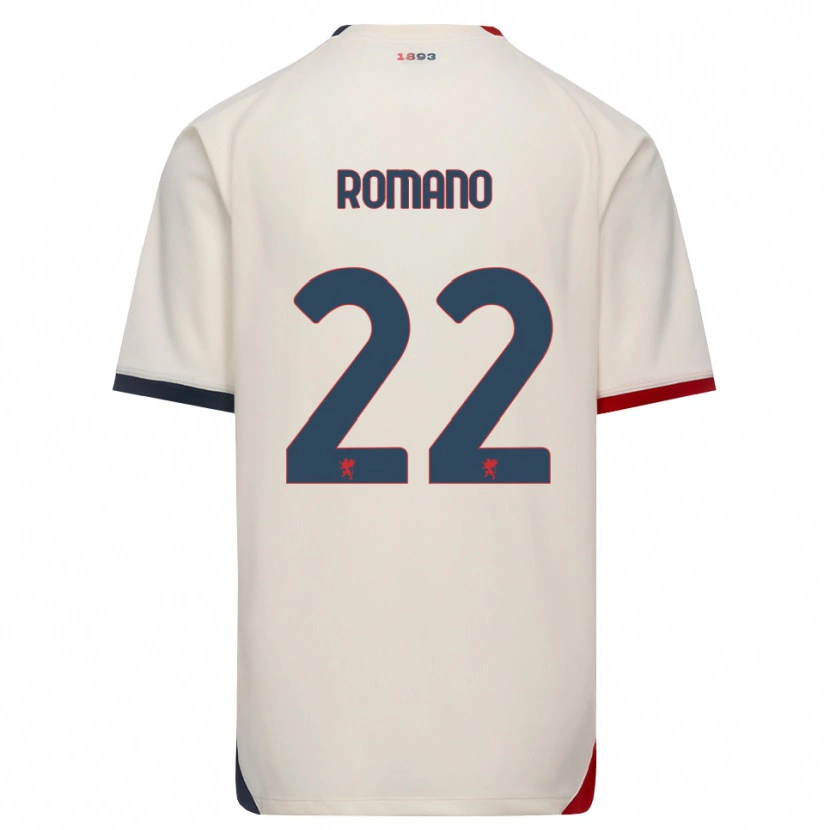 Danxen Barn Andrew Romano #22 Off-White Röd Bortatröja Matchtröjor 2026/27 Tröjor T-Tröja