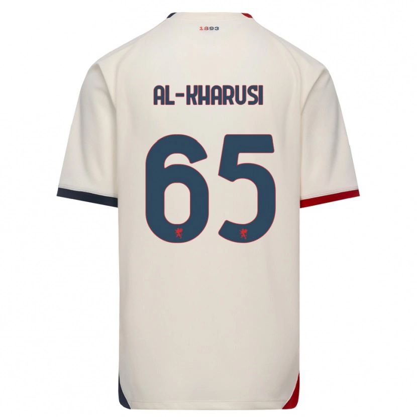 Danxen Barn Suhayb Al-Kharusi #65 Off-White Röd Bortatröja Matchtröjor 2026/27 Tröjor T-Tröja
