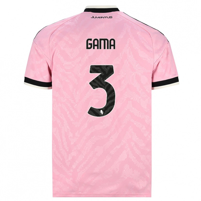 Danxen Barn Sara Gama #3 Rosa Svart Bortatröja Matchtröjor 2026/27 Tröjor T-Tröja