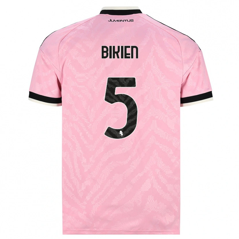 Danxen Barn Felix Nzouango Bikien #5 Rosa Svart Bortatröja Matchtröjor 2026/27 Tröjor T-Tröja