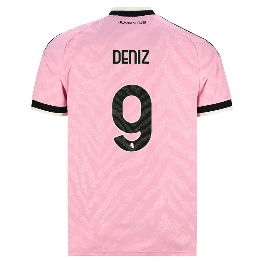 Danxen Barn Esad Deniz #9 Rosa Svart Bortatröja Matchtröjor 2026/27 Tröjor T-Tröja