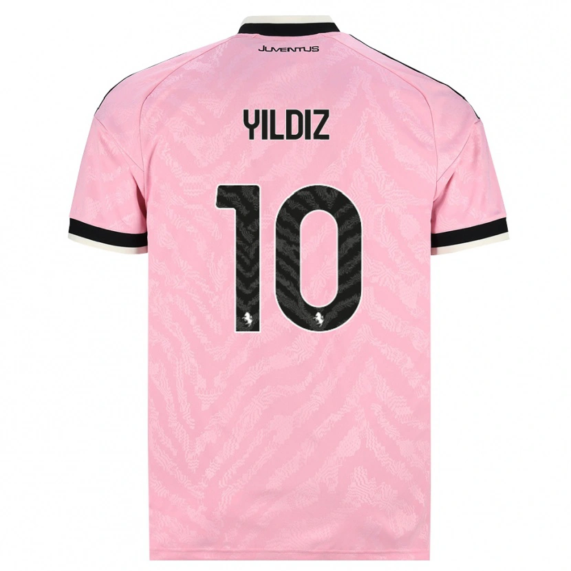 Danxen Barn Kenan Yıldız #10 Rosa Svart Bortatröja Matchtröjor 2026/27 Tröjor T-Tröja