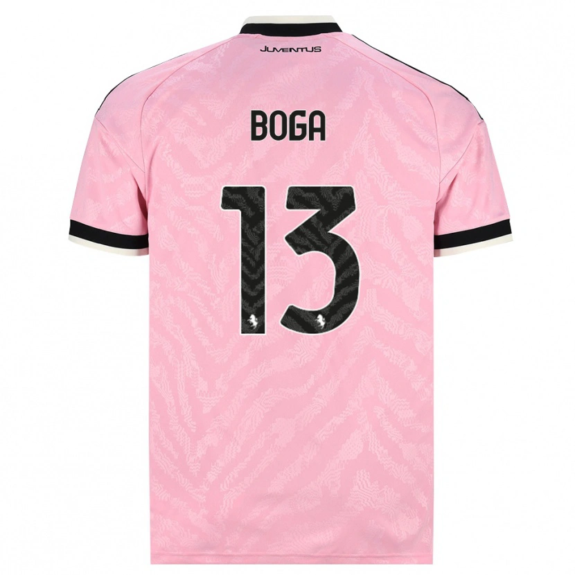 Danxen Barn Jérémie Boga #13 Rosa Svart Bortatröja Matchtröjor 2026/27 Tröjor T-Tröja
