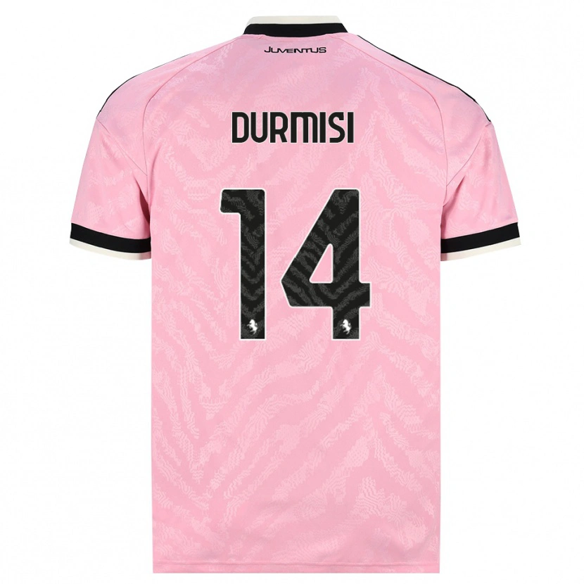 Danxen Barn Arman Durmiši #14 Rosa Svart Bortatröja Matchtröjor 2026/27 Tröjor T-Tröja