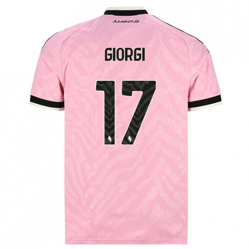 Danxen Barn Lorenzo Giorgi #17 Rosa Svart Bortatröja Matchtröjor 2026/27 Tröjor T-Tröja