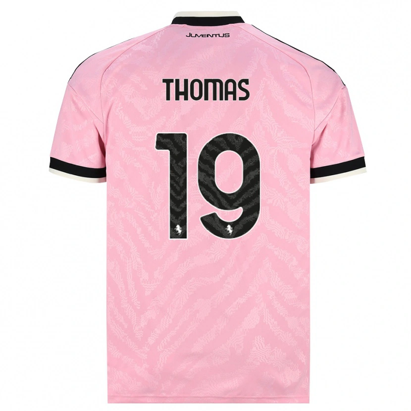 Danxen Barn Lindsey Thomas #19 Rosa Svart Bortatröja Matchtröjor 2026/27 Tröjor T-Tröja