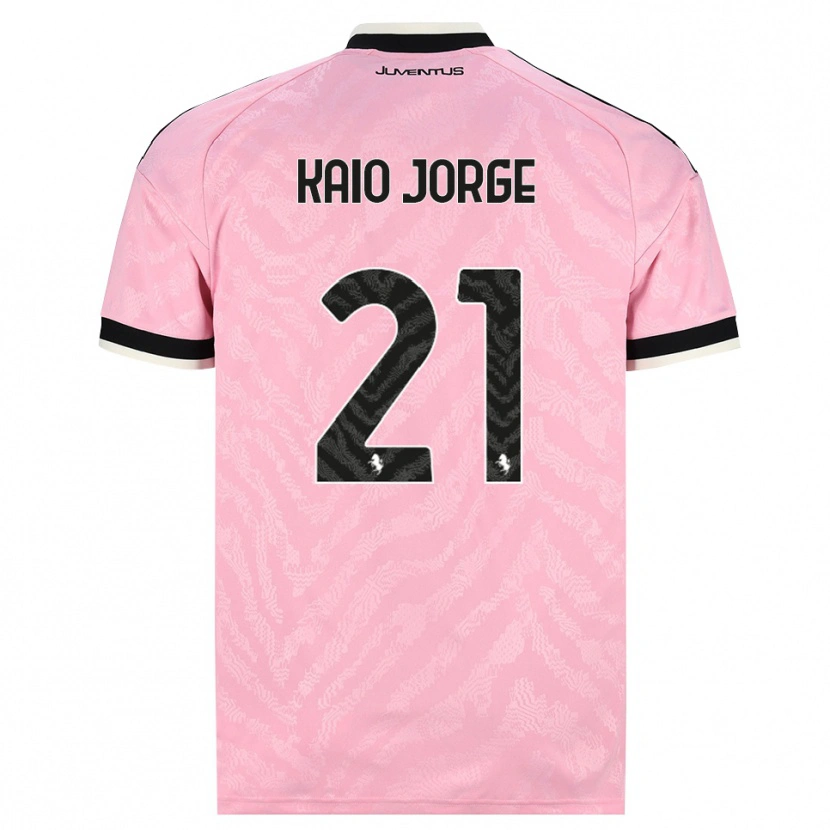 Danxen Barn Kaio Jorge #21 Rosa Svart Bortatröja Matchtröjor 2026/27 Tröjor T-Tröja