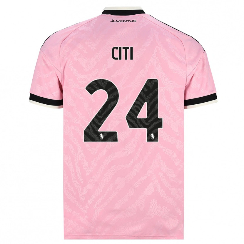 Danxen Barn Alessandro Citi #24 Rosa Svart Bortatröja Matchtröjor 2026/27 Tröjor T-Tröja