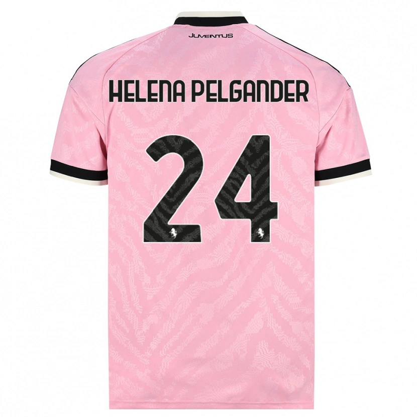 Danxen Barn Elsa Helena Pelgander #24 Rosa Svart Bortatröja Matchtröjor 2026/27 Tröjor T-Tröja