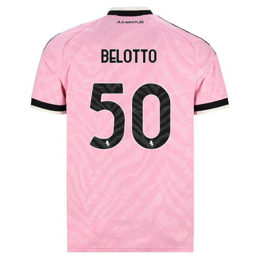 Danxen Barn Soledad Belotto #50 Rosa Svart Bortatröja Matchtröjor 2026/27 Tröjor T-Tröja