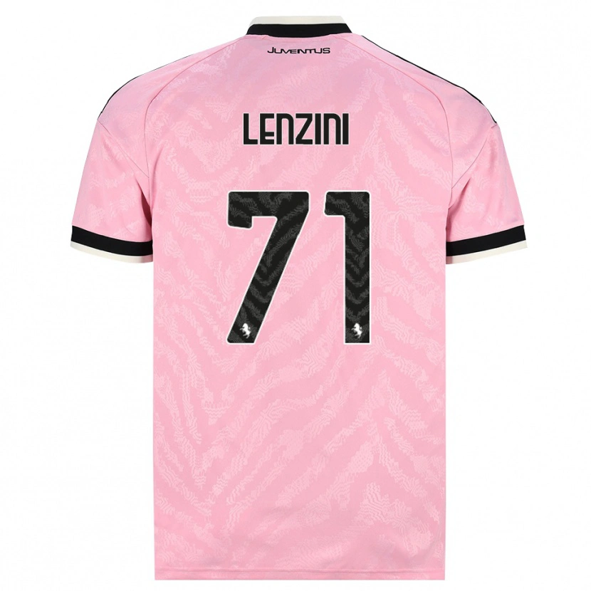 Danxen Barn Martina Lenzini #71 Rosa Svart Bortatröja Matchtröjor 2026/27 Tröjor T-Tröja