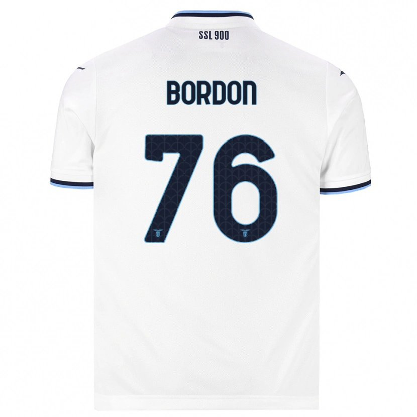Danxen Barn Filipe Bordon #76 Vit Marinblå Bortatröja Matchtröjor 2026/27 Tröjor T-Tröja