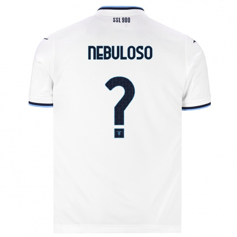Danxen Barn Giulio Nebuloso #0 Vit Marinblå Bortatröja Matchtröjor 2026/27 Tröjor T-Tröja