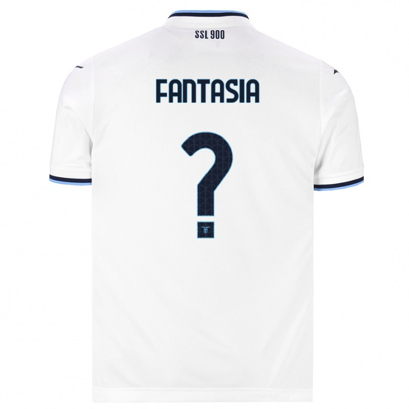 Danxen Barn Luca Fantasia #0 Vit Marinblå Bortatröja Matchtröjor 2026/27 Tröjor T-Tröja