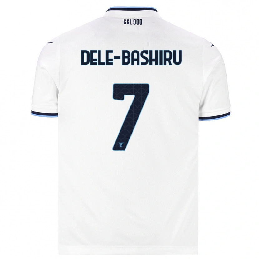 Danxen Barn Fisayo Dele-Bashiru #7 Vit Marinblå Bortatröja Matchtröjor 2026/27 Tröjor T-Tröja