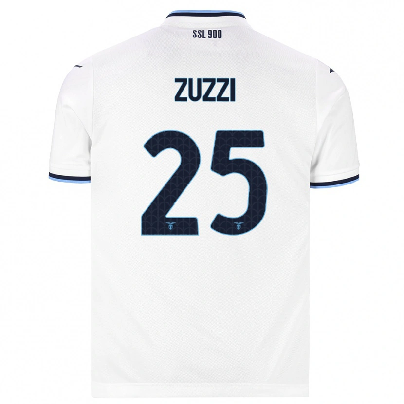 Danxen Barn Giorgia Zuzzi #25 Vit Marinblå Bortatröja Matchtröjor 2026/27 Tröjor T-Tröja