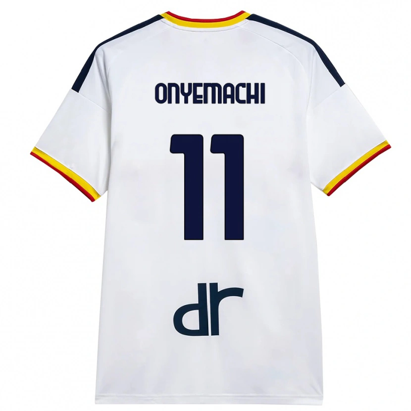 Danxen Barn Divine Onyemachi #11 Vit Gul Röd Bortatröja Matchtröjor 2026/27 Tröjor T-Tröja