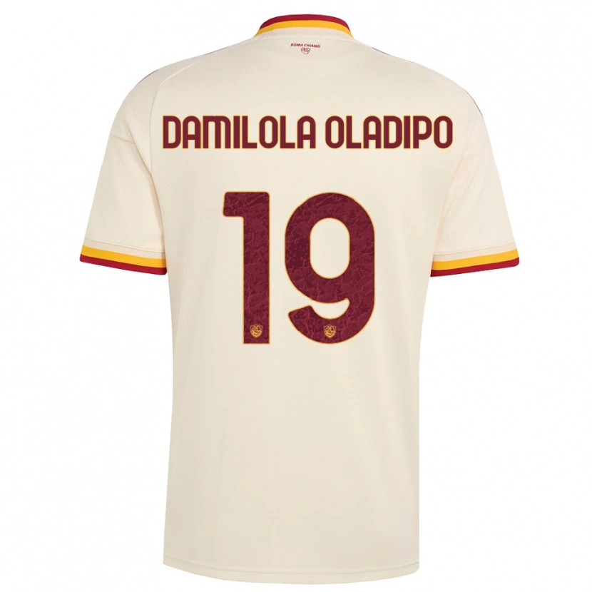 Danxen Barn Shukurat Damilola Oladipo #19 Champagne Röd Gul Bortatröja Matchtröjor 2026/27 Tröjor T-Tröja
