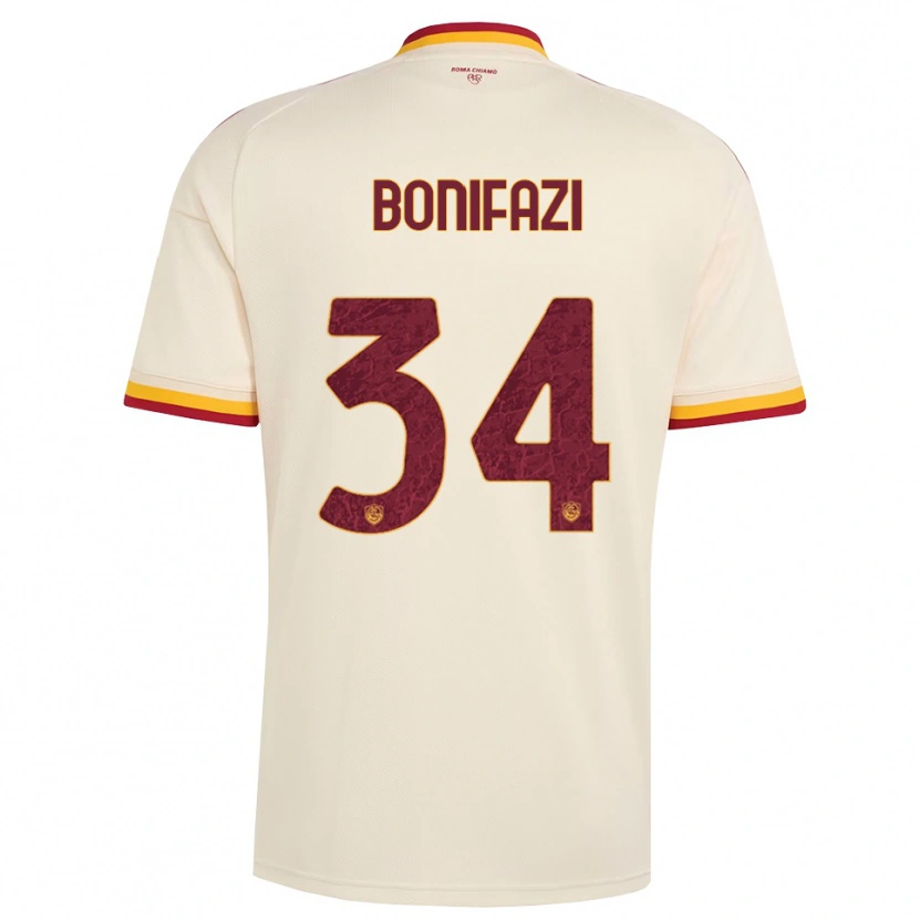 Danxen Barn Giampaolo Bonifazi #34 Champagne Röd Gul Bortatröja Matchtröjor 2026/27 Tröjor T-Tröja