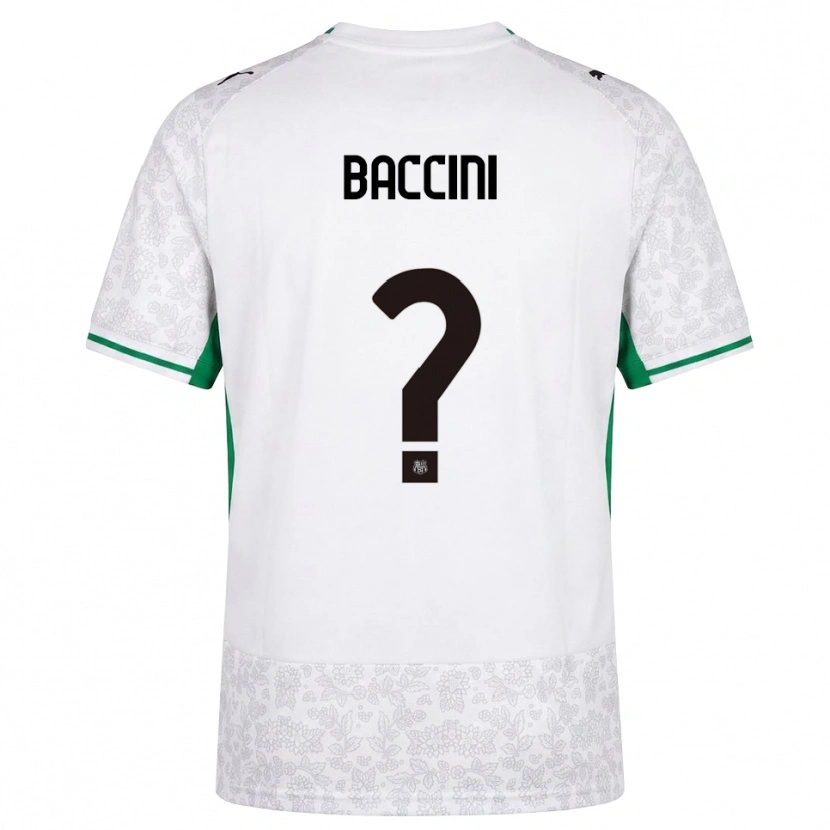Danxen Barn Denis Baccini #0 Vit Svart Grön Bortatröja Matchtröjor 2026/27 Tröjor T-Tröja