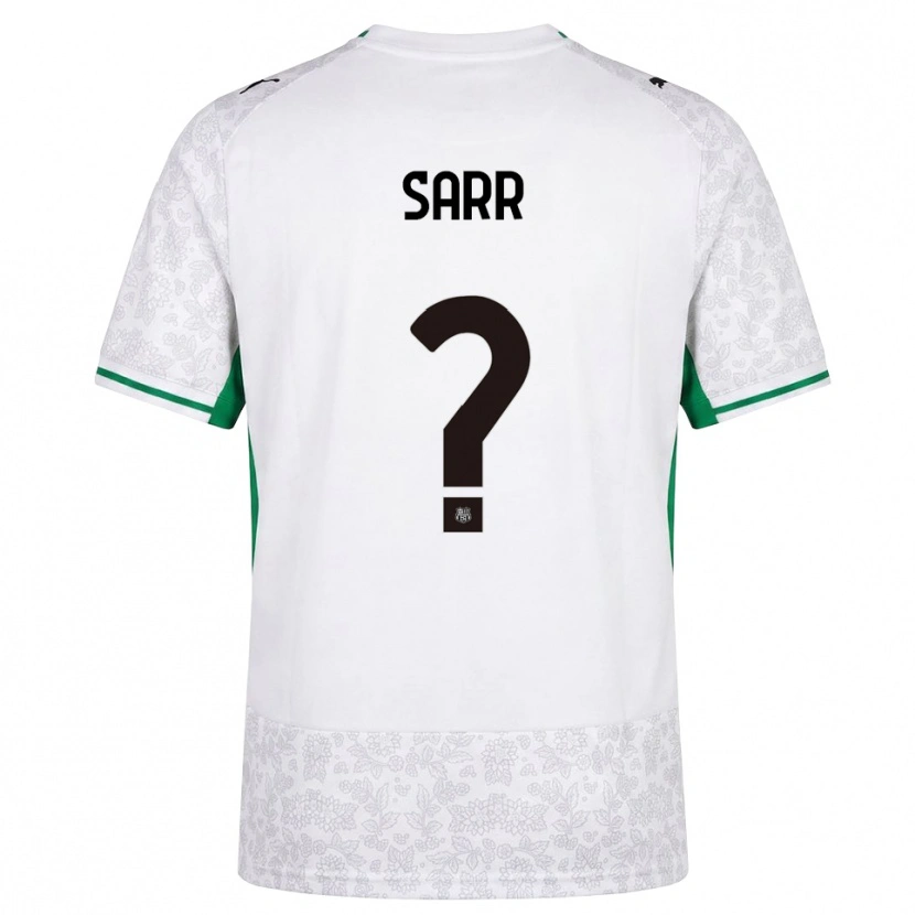 Danxen Barn Demba Sarr #0 Vit Svart Grön Bortatröja Matchtröjor 2026/27 Tröjor T-Tröja