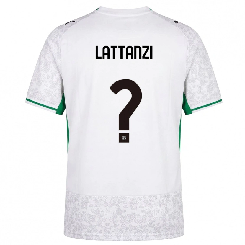 Danxen Barn Luca Lattanzi #0 Vit Svart Grön Bortatröja Matchtröjor 2026/27 Tröjor T-Tröja