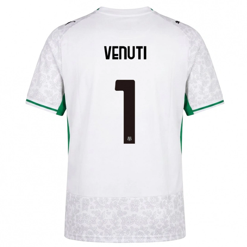 Danxen Barn Gioele Venuti #1 Vit Svart Grön Bortatröja Matchtröjor 2026/27 Tröjor T-Tröja