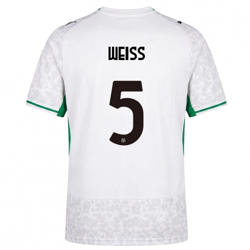 Danxen Barn David Weiss #5 Vit Svart Grön Bortatröja Matchtröjor 2026/27 Tröjor T-Tröja