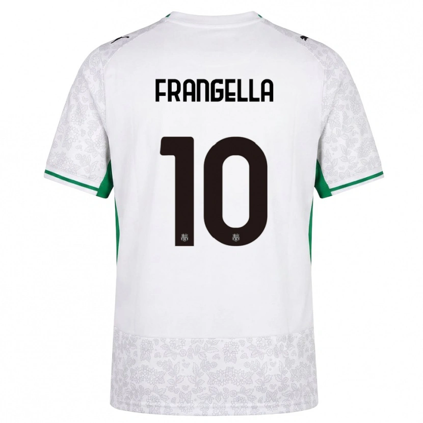 Danxen Barn Christian Frangella #10 Vit Svart Grön Bortatröja Matchtröjor 2026/27 Tröjor T-Tröja