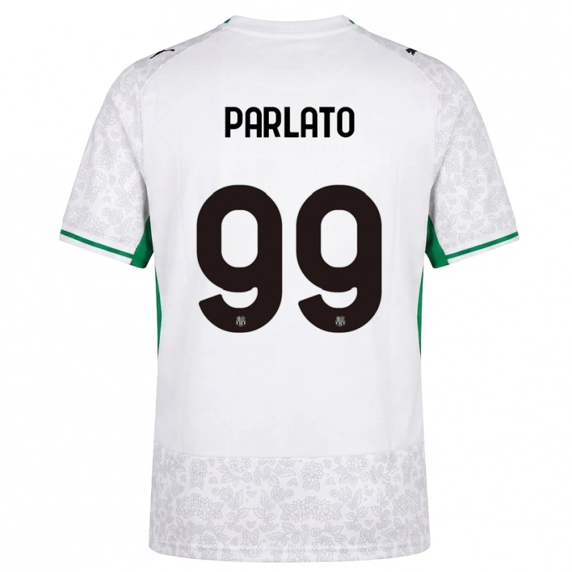 Danxen Barn Claudio Parlato #99 Vit Svart Grön Bortatröja Matchtröjor 2026/27 Tröjor T-Tröja