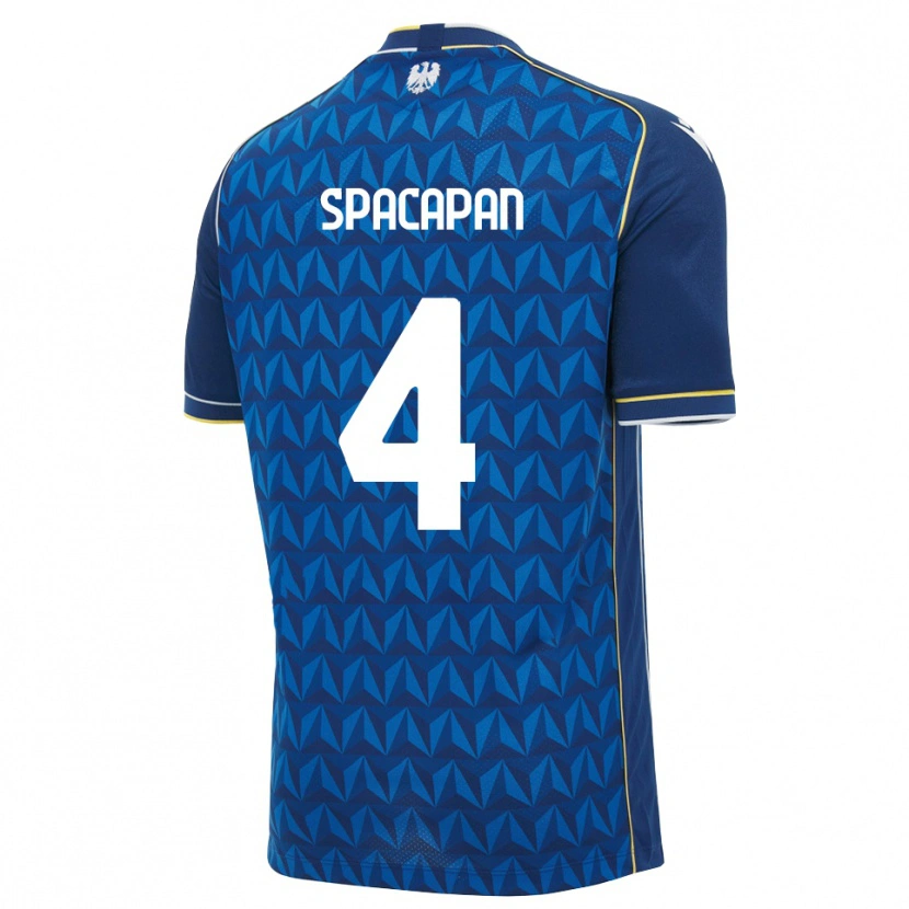 Danxen Barn Luka Spacapan #4 Kunglig Blå Vit Blå Bortatröja Matchtröjor 2026/27 Tröjor T-Tröja