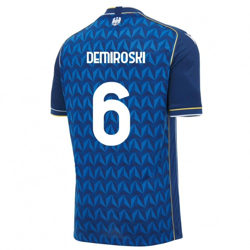 Danxen Barn Shenol Demiroski #6 Kunglig Blå Vit Blå Bortatröja Matchtröjor 2026/27 Tröjor T-Tröja