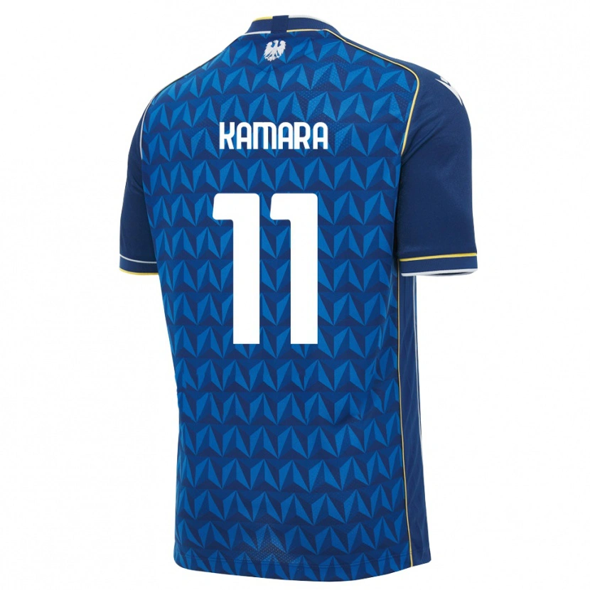 Danxen Barn Hassane Kamara #11 Kunglig Blå Vit Blå Bortatröja Matchtröjor 2026/27 Tröjor T-Tröja