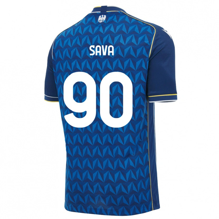 Danxen Barn Răzvan Sava #90 Kunglig Blå Vit Blå Bortatröja Matchtröjor 2026/27 Tröjor T-Tröja