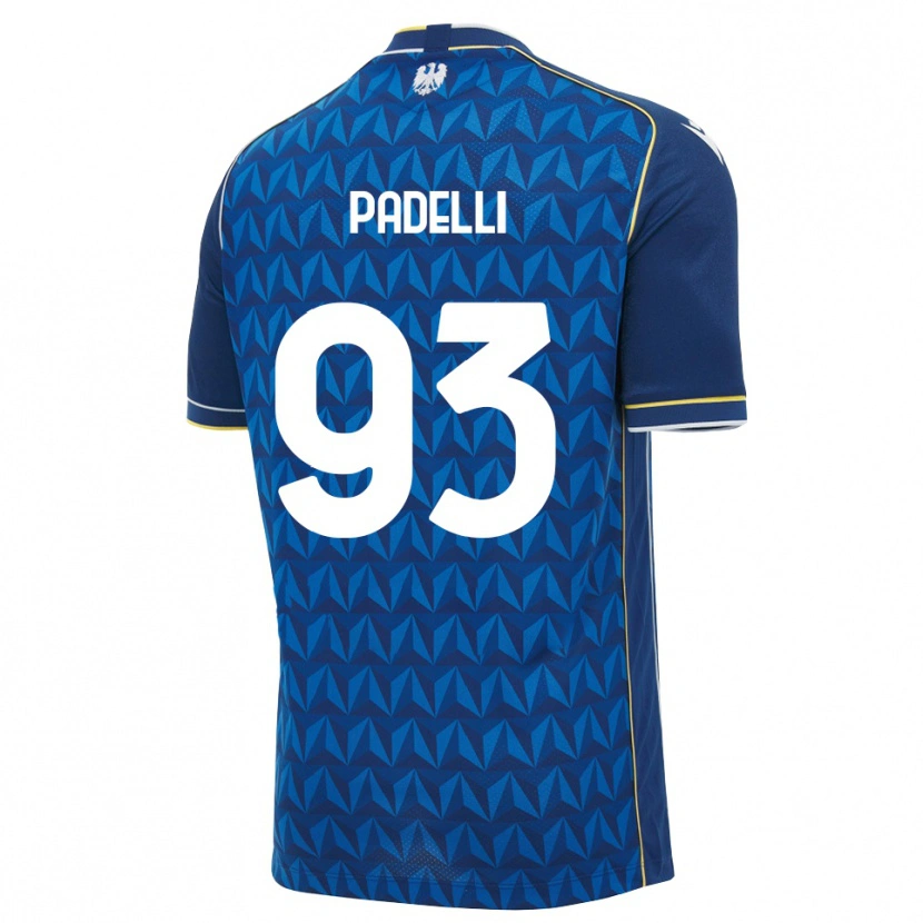 Danxen Barn Daniele Padelli #93 Kunglig Blå Vit Blå Bortatröja Matchtröjor 2026/27 Tröjor T-Tröja